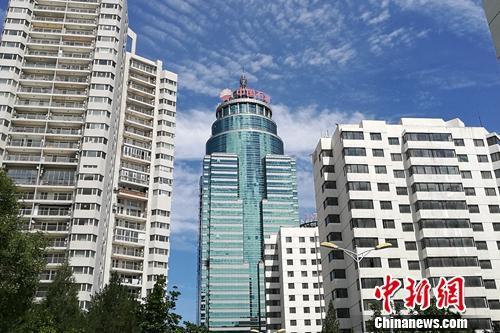 北京市亞運村北辰附近某小區(qū)樓外景。<a target='_blank'  _fcksavedurl='http://www.chinanews.com/' ></table>中新網(wǎng)</a> 程春雨 攝