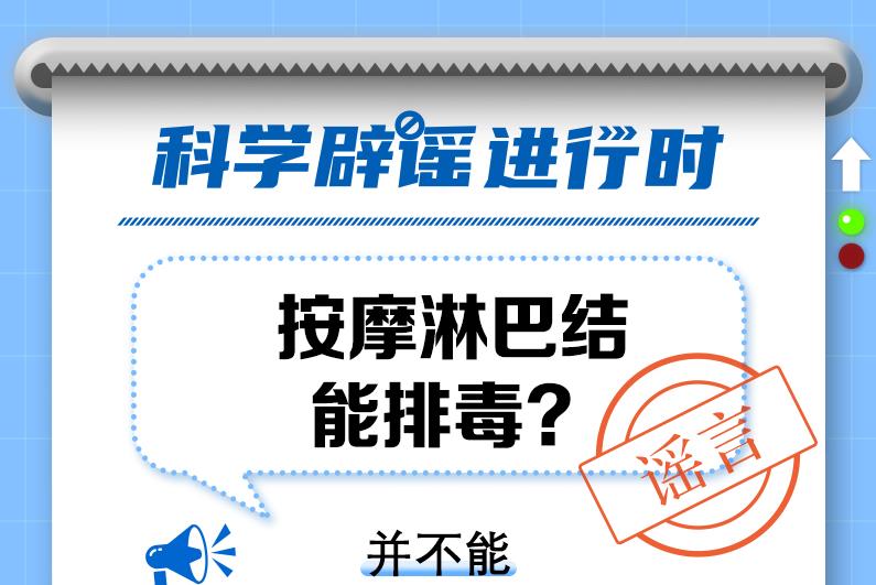 中新真探：注意！按摩淋巴結(jié)并不能排毒