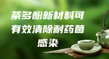 研究發(fā)現(xiàn)：茶多酚新材料可有效清除耐藥菌感染