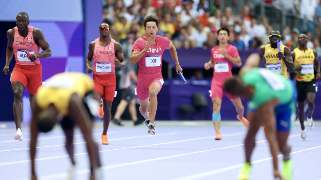 小組第一！中國隊(duì)晉級(jí)男子4x100米接力決賽